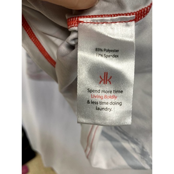 KRIMSON KLOVER Elevation Ski Base Layer 1/2 Zip Pullover in Cherry Tomato S - Picture 6 of 6